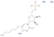 5'-Cytidylic acid, 5-hexyl-, diammonium salt (9CI)