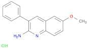 2-Quinolinamine, 6-methoxy-3-phenyl-, hydrochloride (1:1)
