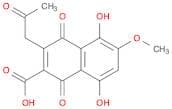 2-Naphthalenecarboxylic acid, 1,4-dihydro-5,8-dihydroxy-6-methoxy-1,4-dioxo-3-(2-oxopropyl)-