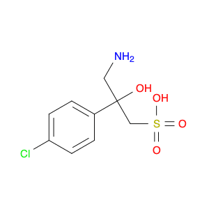 Benzeneethanesulfonic acid, β-(aminomethyl)-4-chloro-β-hydroxy-