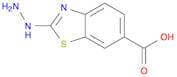 6-Benzothiazolecarboxylic acid, 2-hydrazinyl-