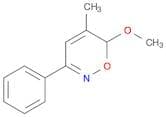 6H-1,2-Oxazine, 6-methoxy-5-methyl-3-phenyl-