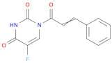 2,4(1H,3H)-Pyrimidinedione, 5-fluoro-1-(1-oxo-3-phenyl-2-propen-1-yl)-