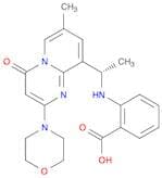 2-((S)-1-(7-Methyl-2-morpholino-4-oxo-4h-pyrido[1,2-a]pyrimidin-9-yl)ethylamino)benzoic acid