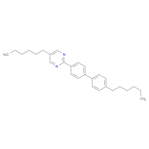 Pyrimidine, 5-hexyl-2-(4'-hexyl[1,1'-biphenyl]-4-yl)-