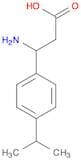 Benzenepropanoic acid, β-amino-4-(1-methylethyl)-