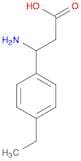 Benzenepropanoic acid, β-amino-4-ethyl-