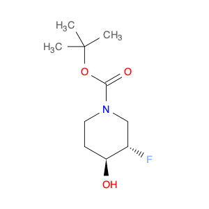 1-Piperidinecarboxylic acid, 3-fluoro-4-hydroxy-, 1,1-dimethylethyl ester, (3S,4S)-