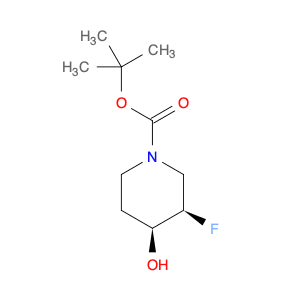 1-Piperidinecarboxylic acid, 3-fluoro-4-hydroxy-, 1,1-dimethylethyl ester, (3R,4S)-