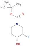 1-Piperidinecarboxylic acid, 3-fluoro-4-hydroxy-, 1,1-dimethylethyl ester, (3S,4R)-