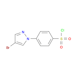 4-(4-Bromo-1h-pyrazol-1-yl)benzenesulfonyl chloride