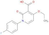 3-Pyridinecarboxylic acid, 4-ethoxy-1-(4-fluorophenyl)-1,2-dihydro-2-oxo-