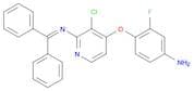 2-Pyridinamine, 4-(4-amino-2-fluorophenoxy)-3-chloro-N-(diphenylmethylene)-