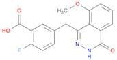 Benzoic acid, 5-[(3,4-dihydro-8-methoxy-4-oxo-1-phthalazinyl)methyl]-2-fluoro-