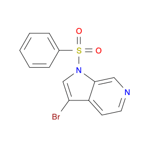 1-BENZENESULFONYL-3-BROMO-1H-PYRROLO[2,3-C]PYRIDINE