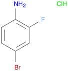 Benzenamine, 4-bromo-2-fluoro-, hydrochloride (1:1)
