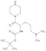 tert-butyl N-[(2S)-5-(dimethylamino)-1-oxo-1-(piperazin-1-yl)pentan-2-yl]carbamate
