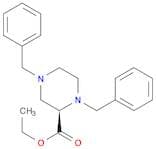 2-Piperazinecarboxylic acid, 1,4-bis(phenylmethyl)-, ethyl ester, (2R)-