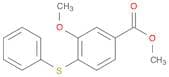 Benzoic acid, 3-methoxy-4-(phenylthio)-, methyl ester