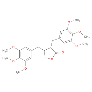 2(3H)-Furanone, dihydro-3,4-bis[(3,4,5-trimethoxyphenyl)methyl]-