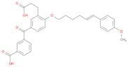 Benzenepropanoic acid, 5-(3-carboxybenzoyl)-2-[[(5E)-6-(4-methoxyphenyl)-5-hexen-1-yl]oxy]-