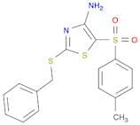 2-(Benzylthio)-5-tosylthiazol-4-amine