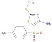 2-(Methylthio)-5-tosylthiazol-4-amine