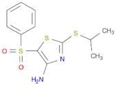 2-(Isopropylthio)-5-(phenylsulfonyl)thiazol-4-amine