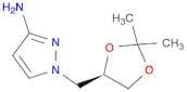 1H-Pyrazol-3-amine, 1-[[(4R)-2,2-dimethyl-1,3-dioxolan-4-yl]methyl]-