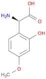 Benzeneacetic acid, α-amino-2-hydroxy-4-methoxy-, (R)- (9CI)