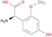Benzeneacetic acid, α-amino-4-hydroxy-2-methoxy-, (R)- (9CI)