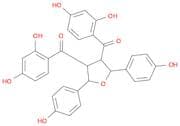 Methanone, [tetrahydro-2,5-bis(4-hydroxyphenyl)-3,4-furandiyl]bis[(2,4-dihydroxyphenyl)- (9CI)