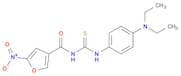 3-Furancarboxamide, N-[[[4-(diethylamino)phenyl]amino]thioxomethyl]-5-nitro-