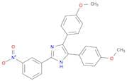 1H-Imidazole, 4,5-bis(4-methoxyphenyl)-2-(3-nitrophenyl)-