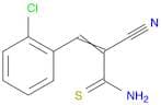2-Propenethioamide, 3-(2-chlorophenyl)-2-cyano-