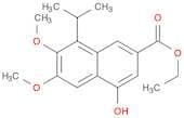 2-Naphthalenecarboxylic acid, 4-hydroxy-6,7-dimethoxy-8-(1-methylethyl)-, ethyl ester