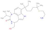 3H-Pyrrolo[4,3,2-gh]-1,4-benzodiazonin-3-one, 9-[5-[(2-aminoethyl)thio]-1-ethyl-1,5-dimethylhexyl]…