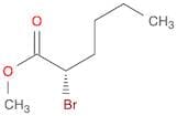 Hexanoic acid, 2-bromo-, methyl ester, (2S)-