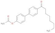 1-Octanone, 1-[4'-(acetyloxy)[1,1'-biphenyl]-4-yl]-