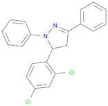 1H-Pyrazole, 5-(2,4-dichlorophenyl)-4,5-dihydro-1,3-diphenyl-