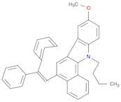 11H-Benzo[a]carbazole, 11-butyl-5-(2,2-diphenylethenyl)-8-methoxy-