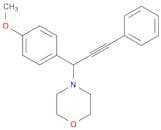 Morpholine, 4-[1-(4-methoxyphenyl)-3-phenyl-2-propyn-1-yl]-