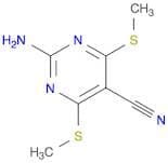 2-Amino-4,6-bis(methylthio)pyrimidine-5-carbonitrile