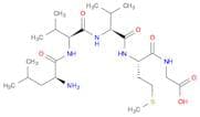 Glycine, N-[N-[N-(N-L-leucyl-L-valyl)-L-valyl]-L-methionyl]- (9CI)