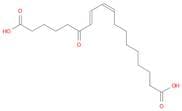 7,9-Octadecadienedioic acid, 6-oxo-, (E,Z)- (9CI)