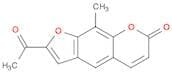 7H-Furo[3,2-g][1]benzopyran-7-one, 2-acetyl-9-methyl-