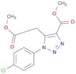 Methyl 1-(4-chlorophenyl)-5-(2-methoxy-2- oxoethyl)-1H-1,2,3-triazole-4-carboxylate