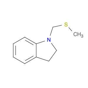 1H-Indole, 2,3-dihydro-1-[(methylthio)methyl]-