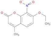2H-1-Benzopyran-2-one, 7-ethoxy-4-methyl-8-nitro-
