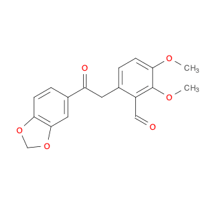 Benzaldehyde, 6-[2-(1,3-benzodioxol-5-yl)-2-oxoethyl]-2,3-dimethoxy-